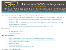 Tablet Screenshot of cs.txwes.edu
